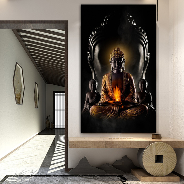 No Framed Canvas Prints Artwork Painting Picture Wall Art Decor Buddha A-S 