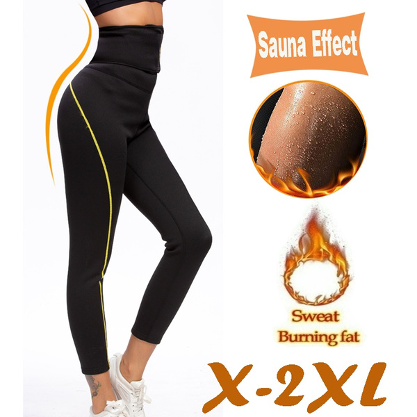 Fashion Women Neoprene Sauna Sweat Pants With Waist Cincher