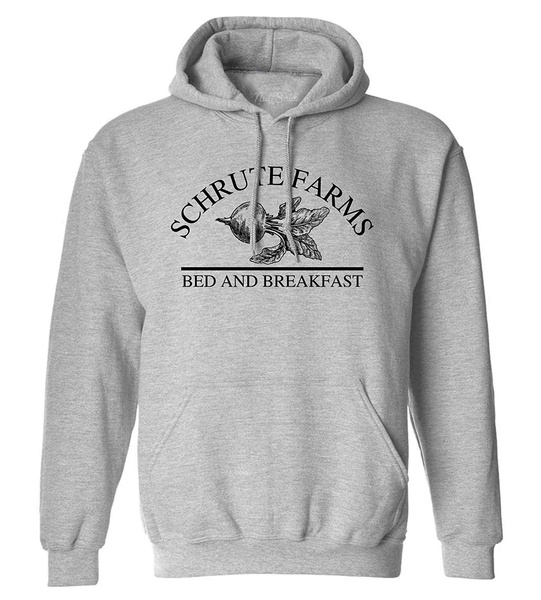 NuffSaid Schrute Farms Beets Bed and Breakfast Hooded Sweatshirt ...