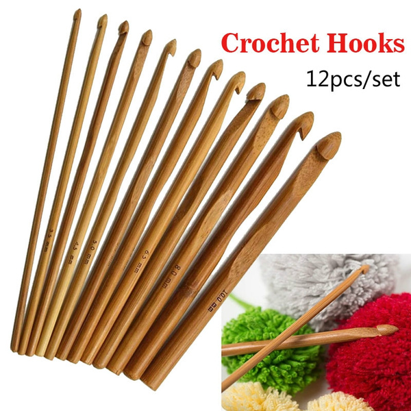 Bamboo Crochet Hook Set