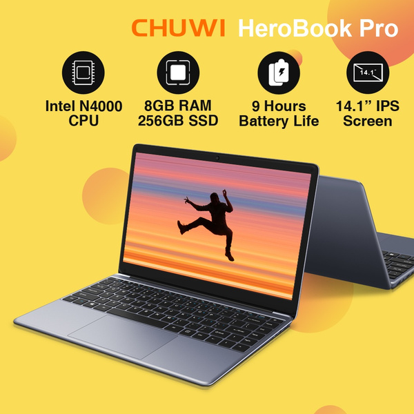 CHUWI HeroBook Pro Intel N4000 CPU 8GB 256GB 14.1 Inch Laptop With