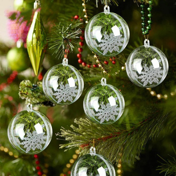 Download 10pcs Set Diy Clear Plastic Balls Fillable Baubles Christmas Tree Hanging Ornament Decor 30 40 50 60mm Wish PSD Mockup Templates