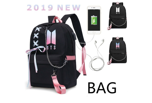 bts backpack with charger