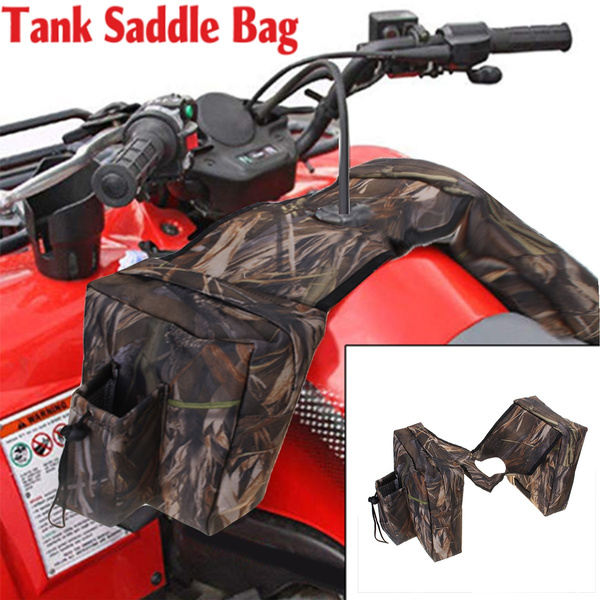 UTV ATV Snowmobile Gas Tank Saddlebag Storage Saddle Waterproof Bag