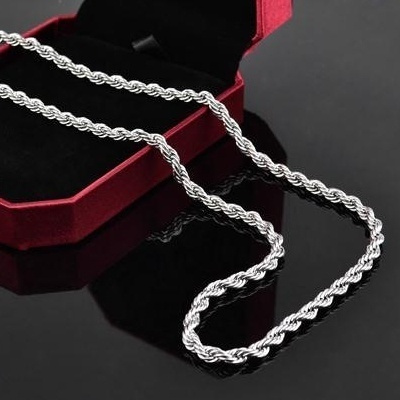 Men's 925 Sterling Silver Necklace 