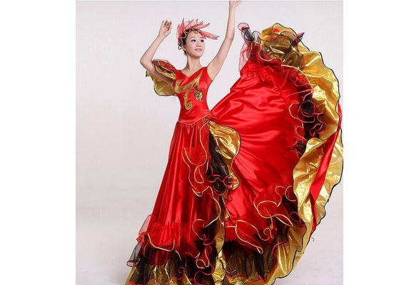 spanish ruffle dress