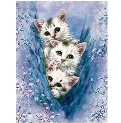 Diamond Painting Cat Diamond Embroidery Full Display Picture of