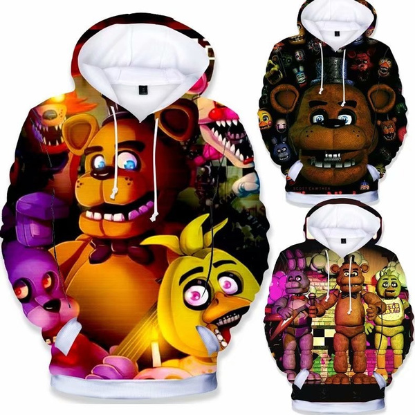 five nights at freddy's moletom com capuzs