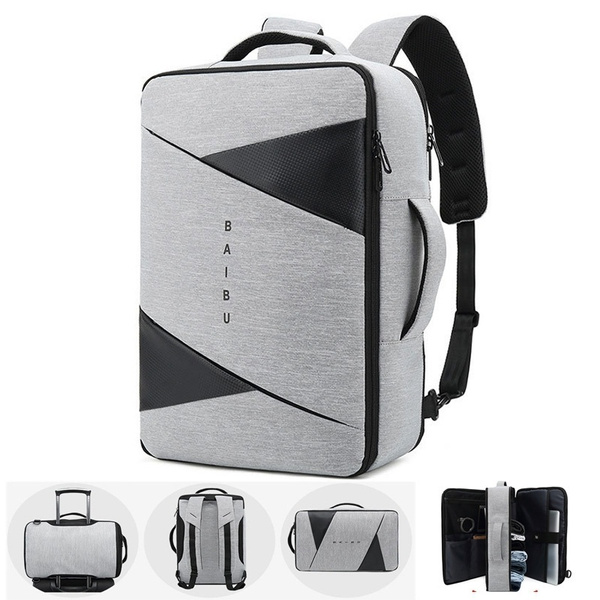New Smart Anti Theft Backpacks Bag Men Backpack Male Business Laptop 15.6  Inch Bag Outdoor Travel USB Charging Mochila