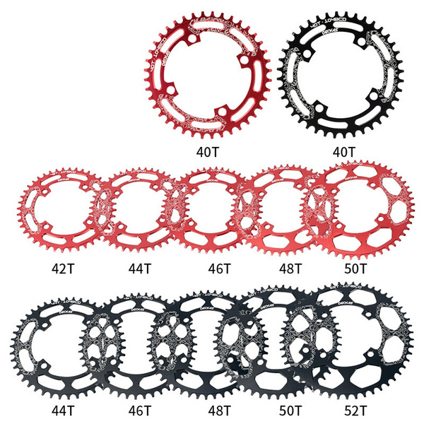 Details about   BUCKLOS 104bcd MTB Round Oval Narrow Wide Chainring 30-42T Bike Chainwheel Crank