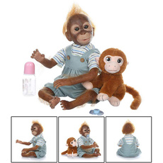 Toy, monkey, realisticdoll, doll