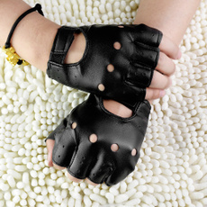 leatherslipresistantglove, fingerfingerlessglove, handwristmittenshollow, fauxleatherglove