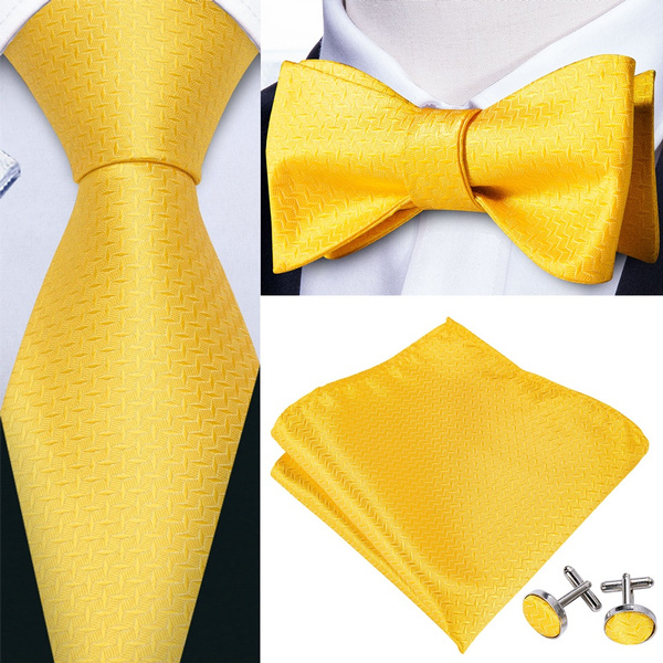 yellow tie for wedding