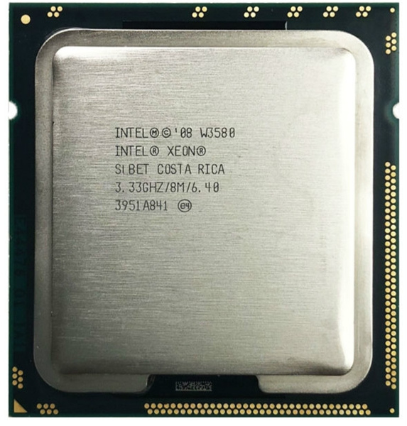 Intel Xeon W3580 3.3 GHz Quad-Core Eight-Thread CPU Processor 8M 130W LGA 1366 Intel Xeon W3580 3.3 GHz Quad-Core Eight-Thread CPU Processor 8M 130W LGA 1366