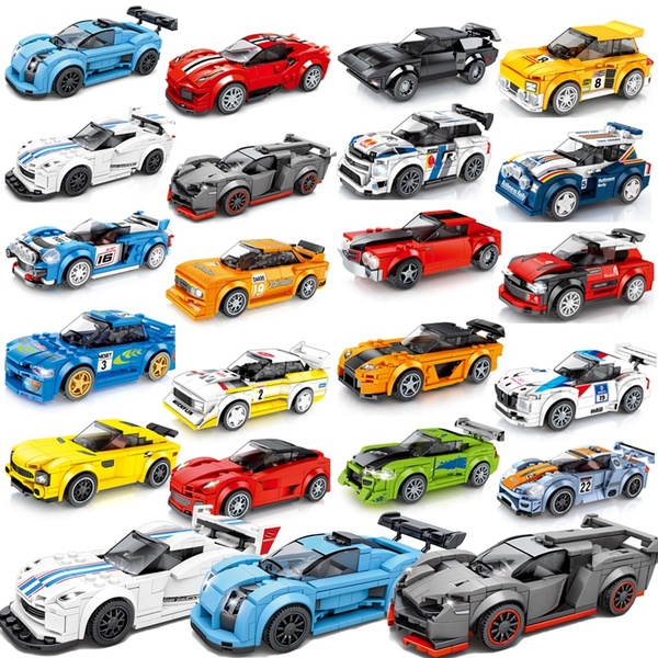 Details about   Mini Coupe Sports Vehicle Building Blocks Set Super Racing Car Educational Kit 