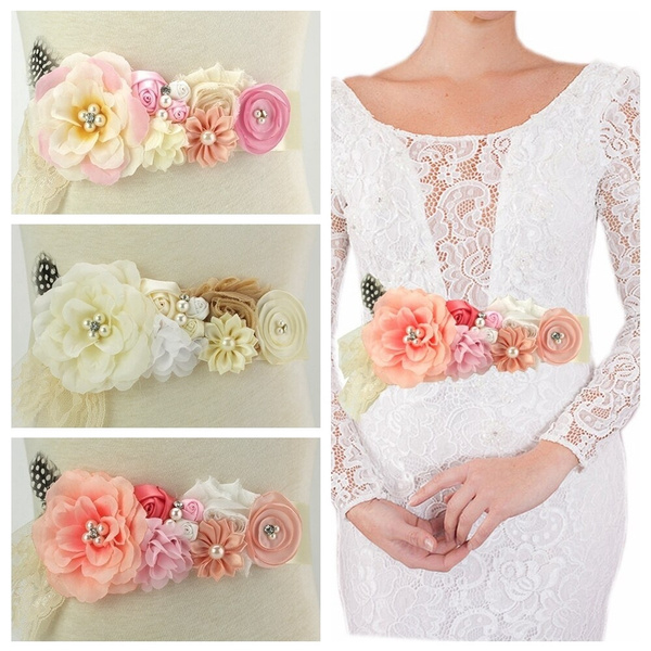 Maternity flower outlet belt