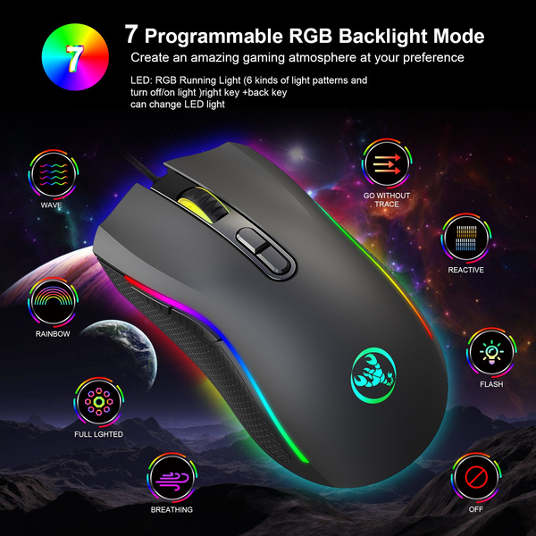 gaming mouse led lights