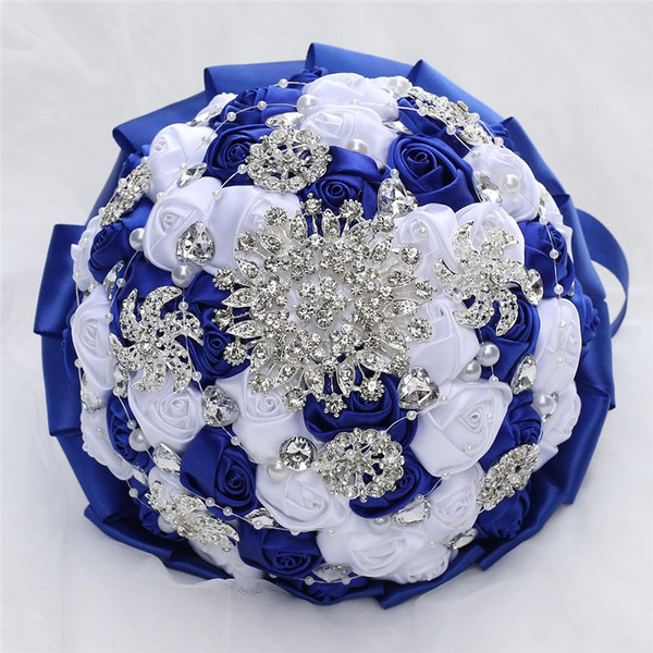 Wedding Flowers Bridal Bouquets, Rhinestone Wedding Bouquet