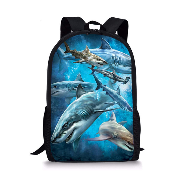 3d shark backpack