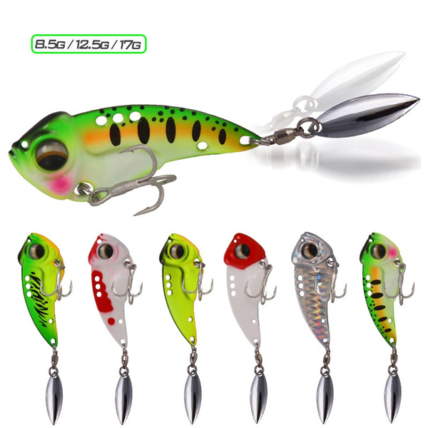 Metal VIB Blade Lure 8.5g 12.5g 17g Sinking Vibration baits Artificial Vibe  for Bass Pike Perch Fishing Wobblers