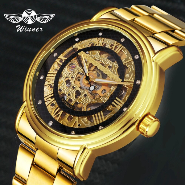 Orologio Da Uomo Di Lusso Con Numeri Romani, Orologio Da Uomo Avanzato Acciaio Inossidabilepelle~p145631281
