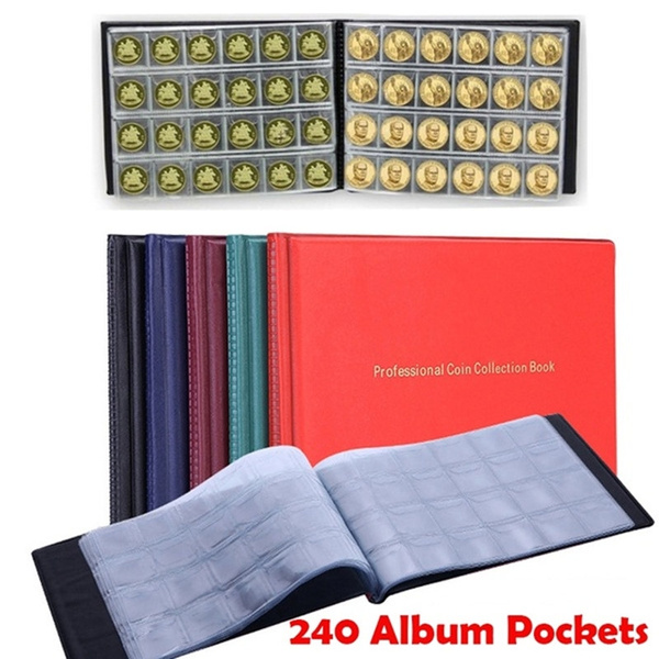 1Pc 30 Grid Album Coin Penny Money Storage Folder Holder Collection Collecting 