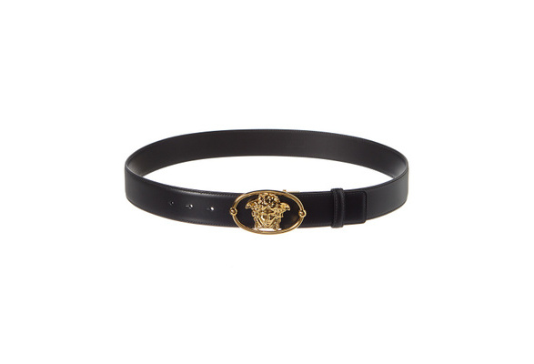 versace oval medusa belt