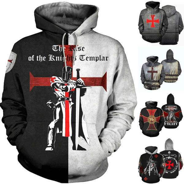 Knights templar 3d discount hoodie