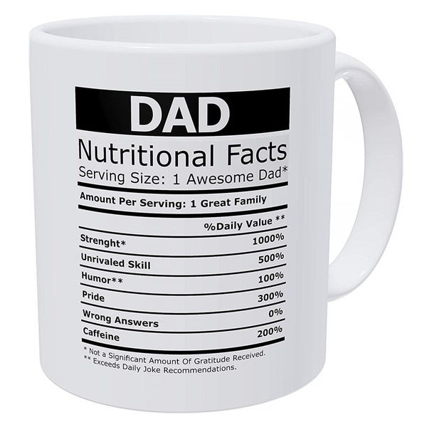 Mom Nutrition Facts - Funny Coffee Mug