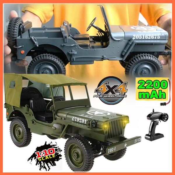 remote control military jeep