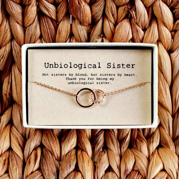 unbiological sister necklace