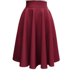 Fashion Skirts, long skirt, Plus Size, falda