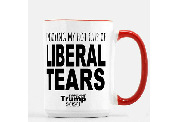 Sweet warm cup of Liberal Snowflake Tears mug