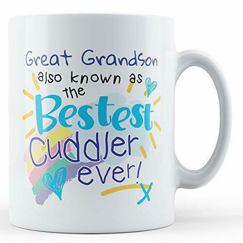 Printed Mug Great Grandson Also Known As The Bestest Cuddler Ever!