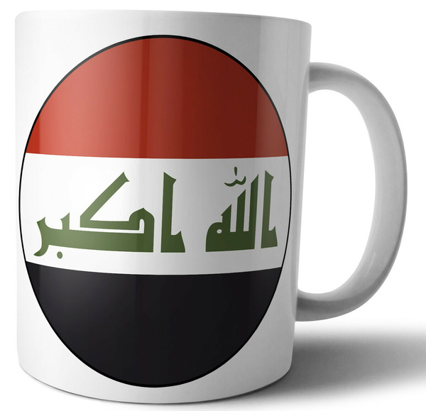 Mug Birthday Iraq Cup Coffee Gift Christmas Flag Tea 