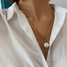 Fashion, Long necklace, Chain, Simple