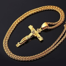 Steel, Fashion, Christian, Cross necklace