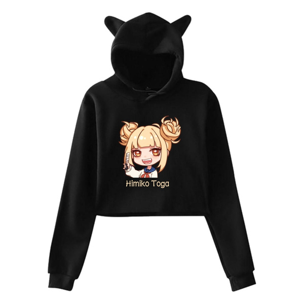 My hero academia crop hoodie new arrivals