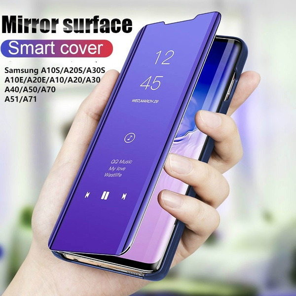 Samsung A10S Case ,View Mirror Flip 