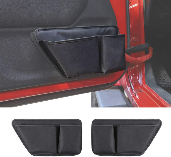 Front Door Storage Bags Storage Organizer for 20112018 Jeep Wrangler