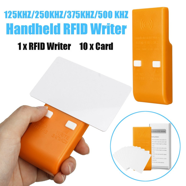 Handheld RFID ID Card Reader Writer Copier Duplicator 125K/250K/375K/500Khz RH
