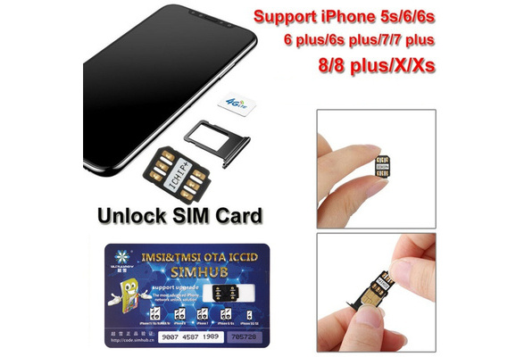 Support IOS13 Q-SIM 7 for IPhone 11 Pro Max X/XS/8/8 Plus/7/6 Dual Sim Card  Adapter Nano Unlock Card Unlocked Phone Lock Pick