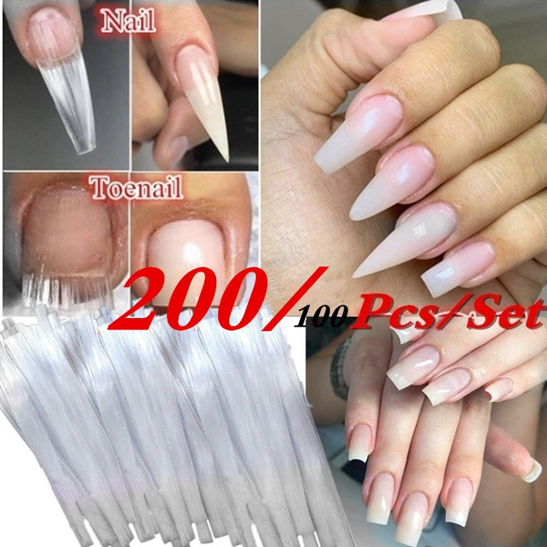 200 /100Pcs/Set Professional Fiberglass Nail Extension Glass Fiber for