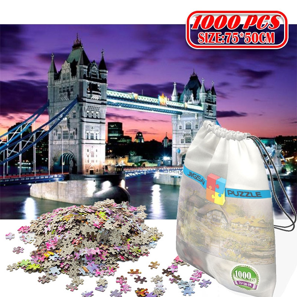 3d Paper Jigsaw Puzzle 1000 Pieces Wooden Toys Puzzles For Adults Educational Toys Decoration Stickers London Bridge Wish 3d Paper Jigsaw Puzzle 1000 Pieces Wooden Toys Puzzles For Adults Educational Toys Decoration Stickers London Bridge Wish