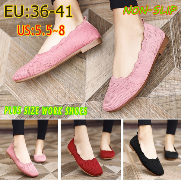 breathable flats for work