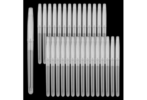 50 Pieces Empty Pen Shell Ballpoint Pen Cover Gel Pen Shell for Office  School Stationery Supplies, Fit for 13 cm Refills, Transparent Color