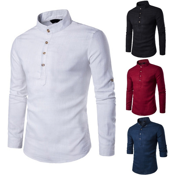 Spring and Autumn Style Men Cotton Denim Shirts Casual Long Sleeve Men ...