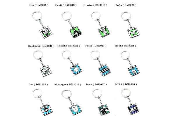 Rainbow on sale six keychain