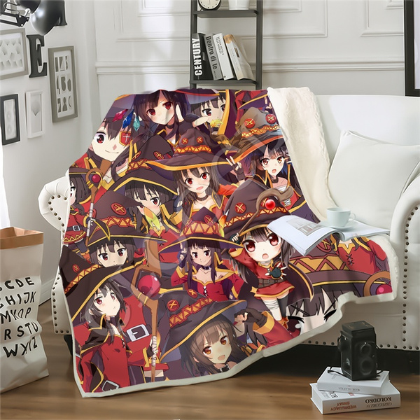 Anime Cartoon Machine-Doll wa Kizutsukanai 2 Way / WT flat sheet bed sheet  top sheet Christmas Gift 150*200cm No.004