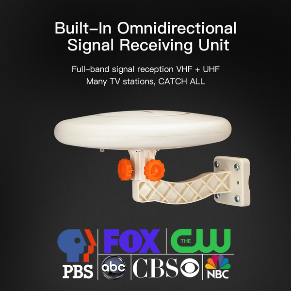 Tv Antenna Motorized Amplified Hdtv 360 Reception Outdoor Antenna Wish